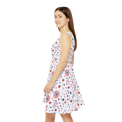 Starry Night America Women's Skater Dress - Dress - Kristine Celestine