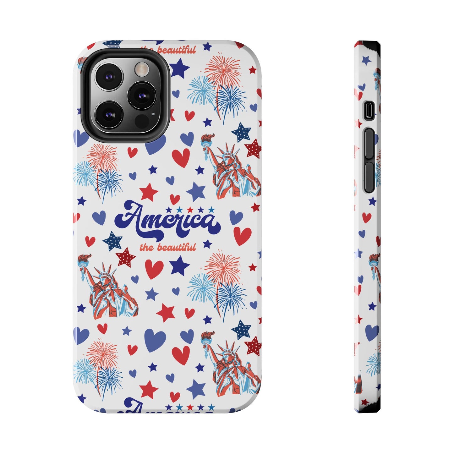 America the Beautiful Tough Phone Case for iPhone and Samsung Galaxy