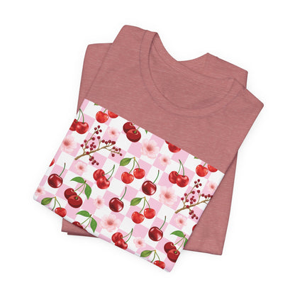 Cherry Checkerboard T-Shirt