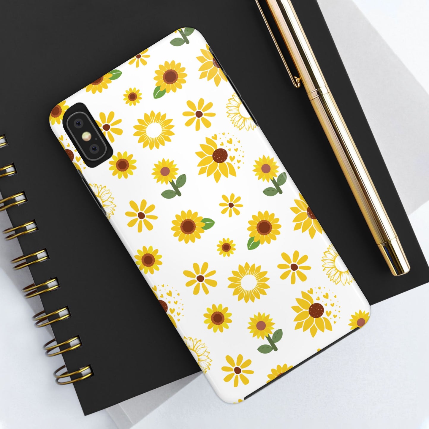 Sunflower Burst Tough Phone Case for iPhone and Samsung Galaxy