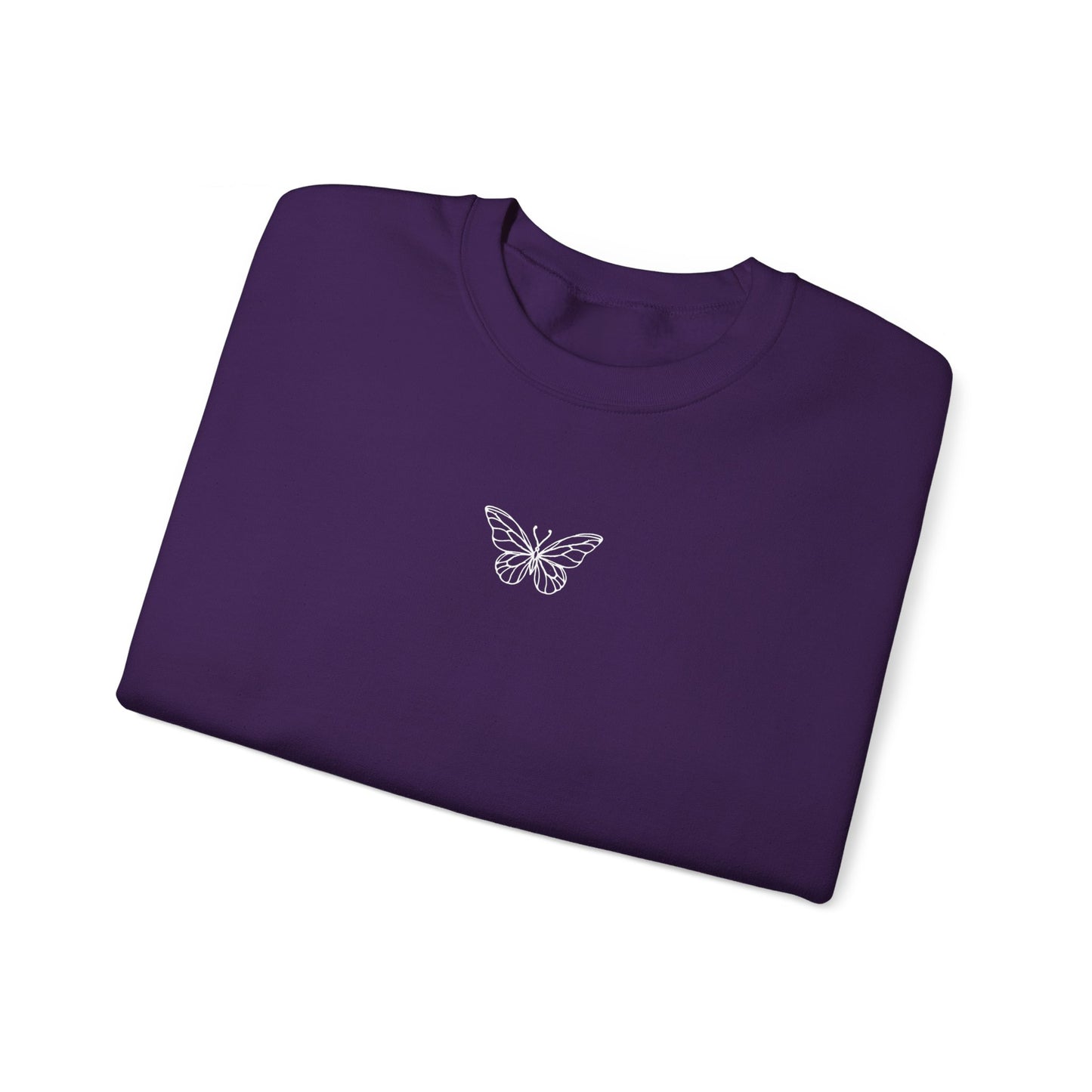 Simple Butterfly Crewneck Sweatshirt