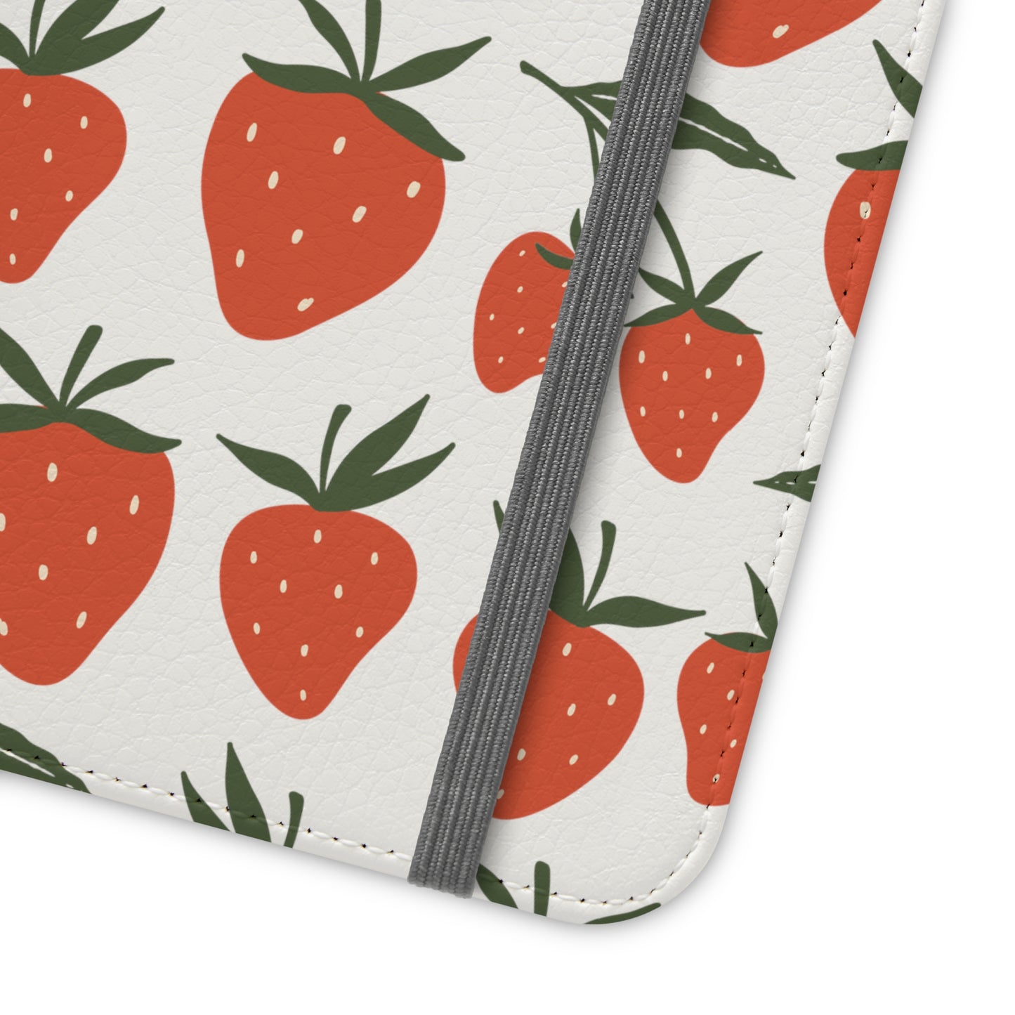 Tropical Strawberry Flip Phone Case Cover with Pockets - Phone Case - Kristine Celestine