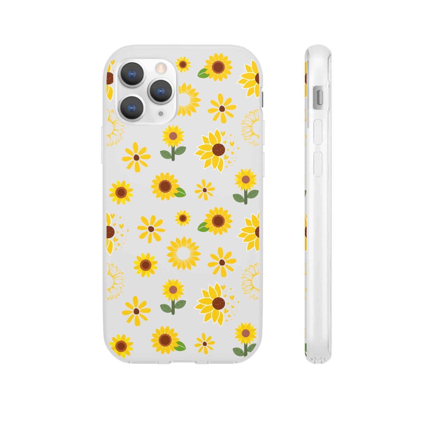 Sunflower Burst Flexible Phone Case iPhone Case Samsung Galaxy