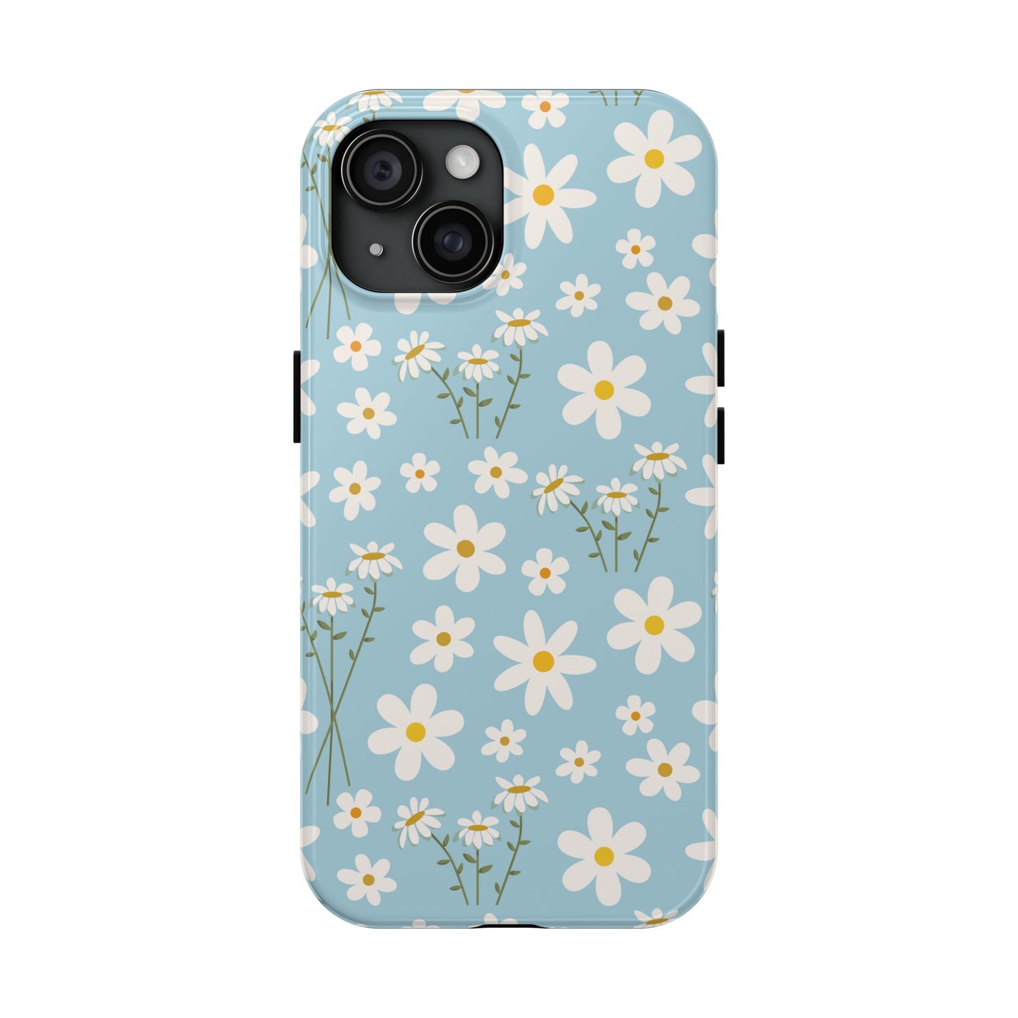 Sky Blue Daisy Tough Phone Case for iPhone and Samsung Galaxy