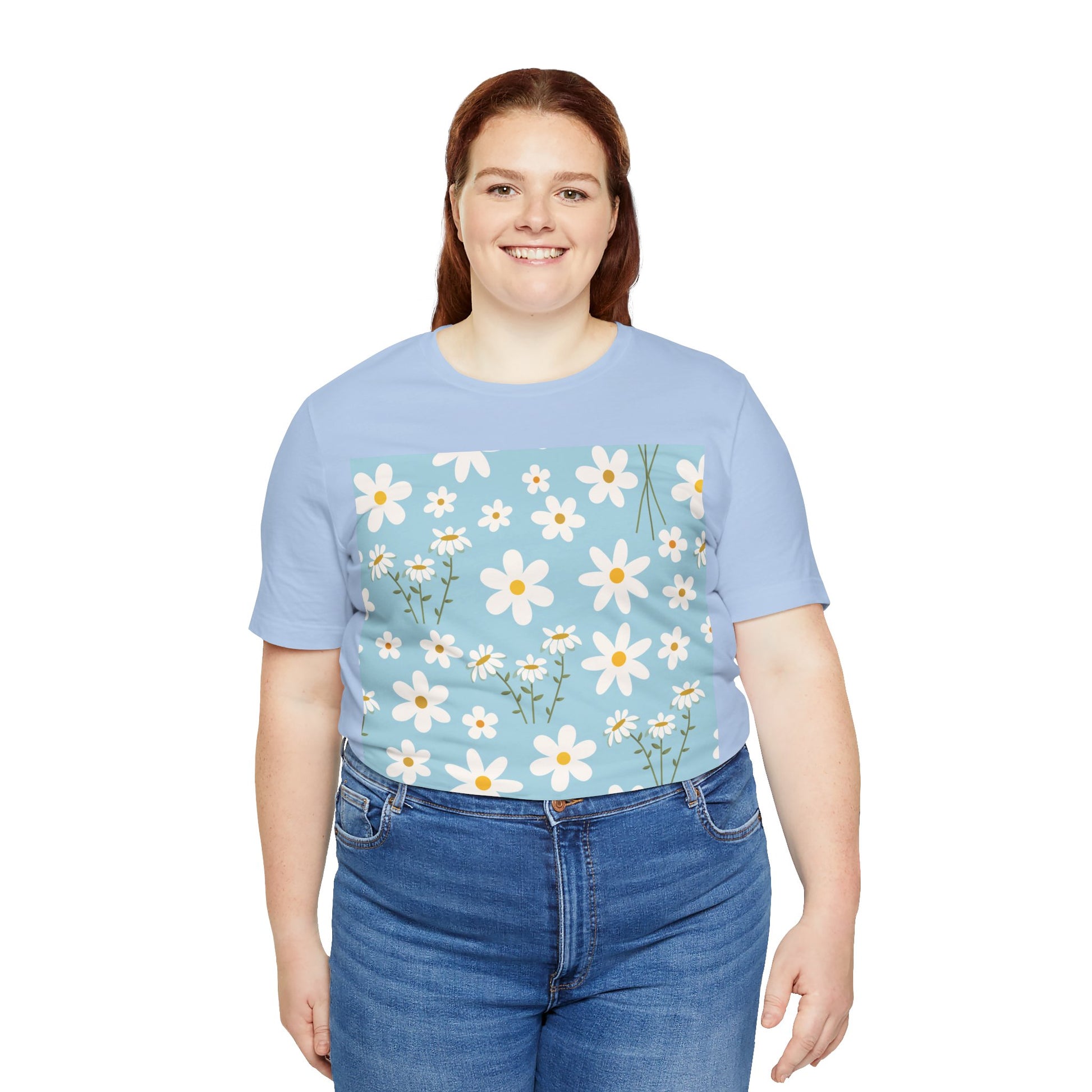 Sky Blue Daisy T - Shirt - T - Shirt - Kristine Celestine