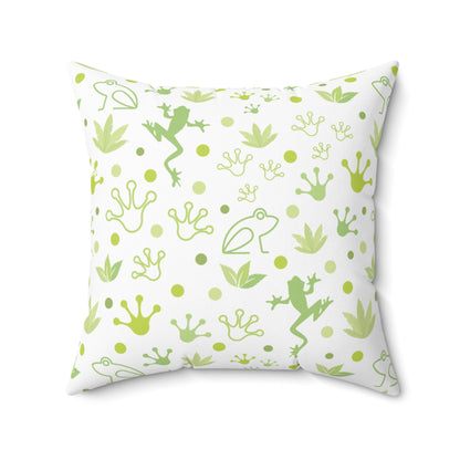 Froggy Square Pillow - Pillow - Kristine Celestine