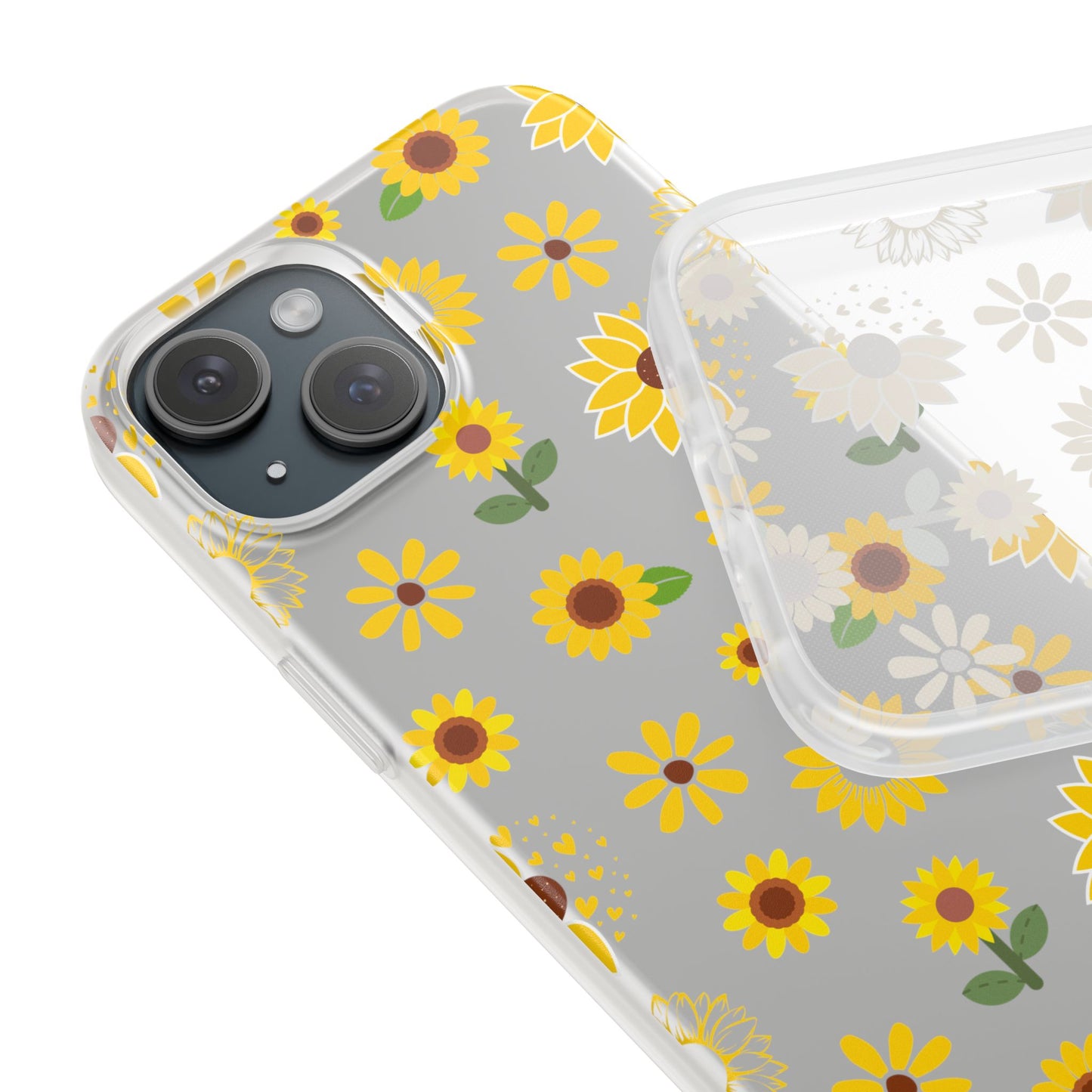 Sunflower Burst Flexible Phone Case iPhone Case Samsung Galaxy