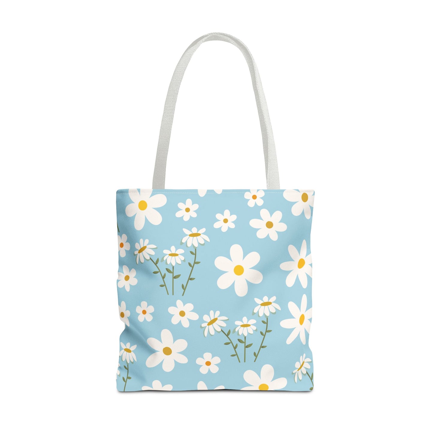 Sky Blue Daisy Tote Bag