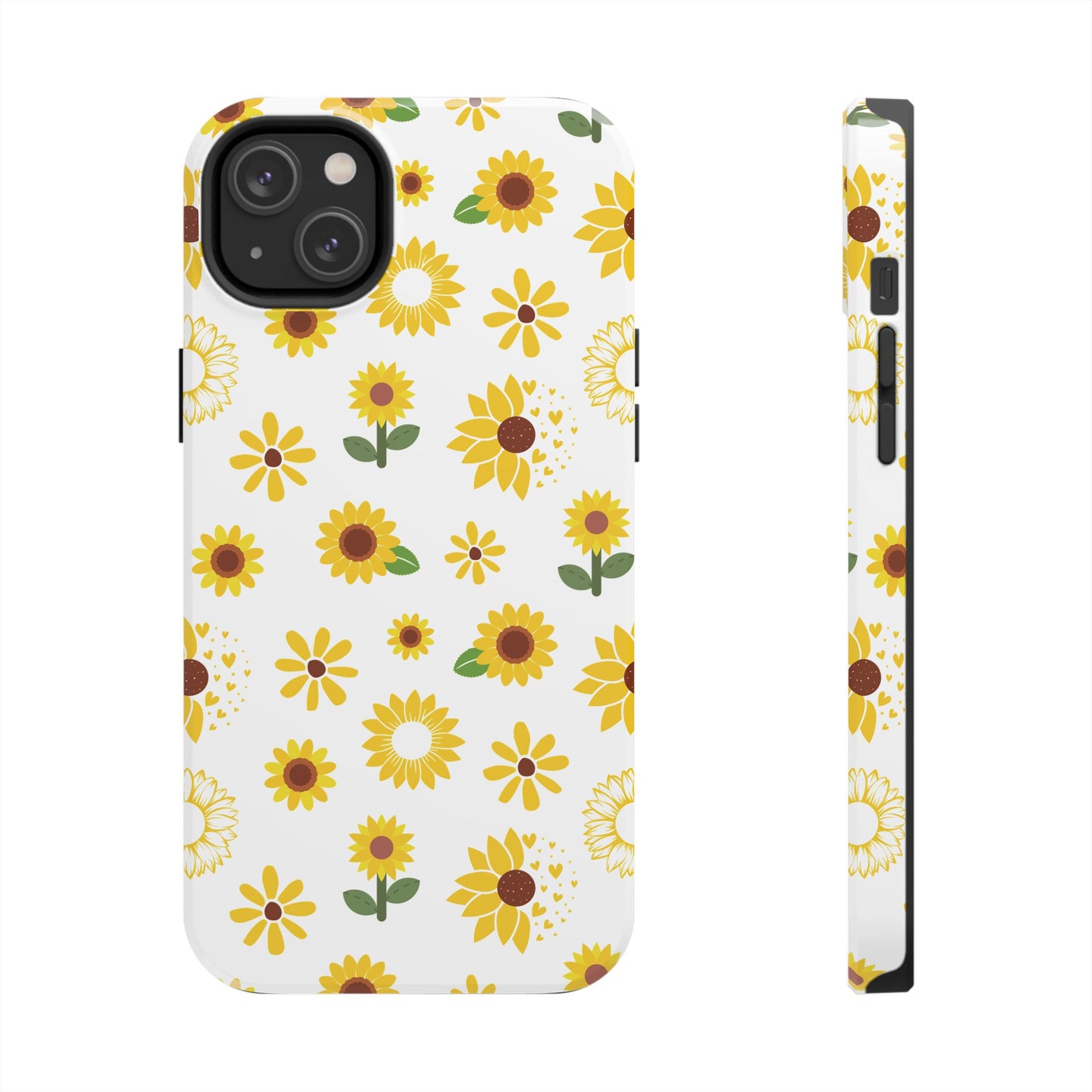 Sunflower Burst Tough Phone Case for iPhone and Samsung Galaxy