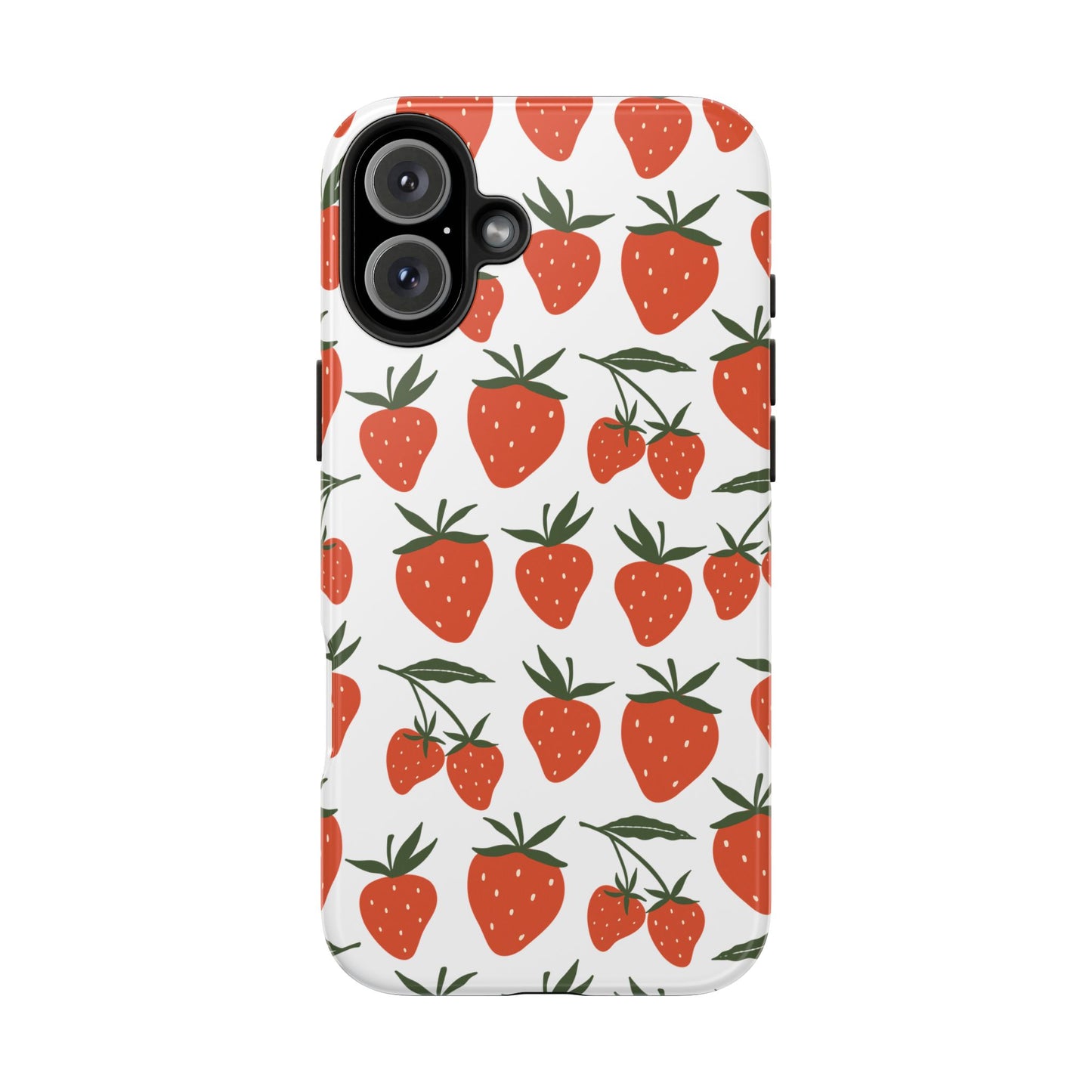 Tropical Strawberry Tough Phone Case for iPhone and Samsung Galaxy