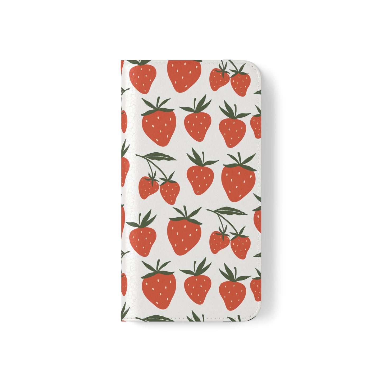 Tropical Strawberry Flip Phone Case Cover with Pockets - Phone Case - Kristine Celestine