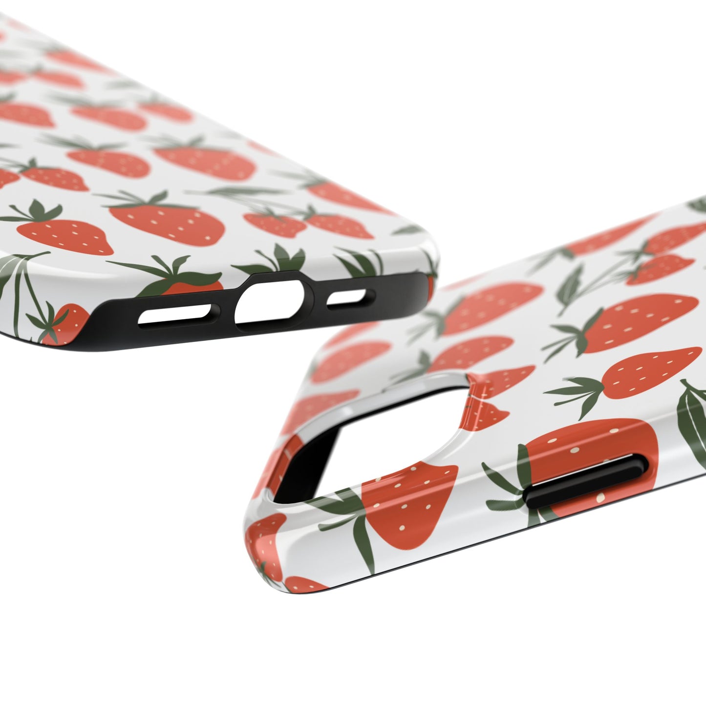 Tropical Strawberry Tough Phone Case for iPhone and Samsung Galaxy