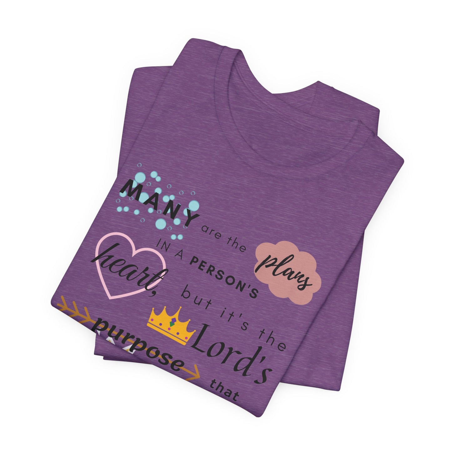 Proverbs 19:21 Bible Verse T-Shirt