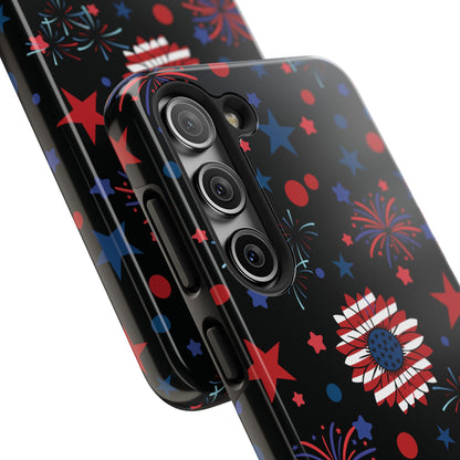 Starry Night America Tough Phone Case for iPhone and Samsung Galaxy