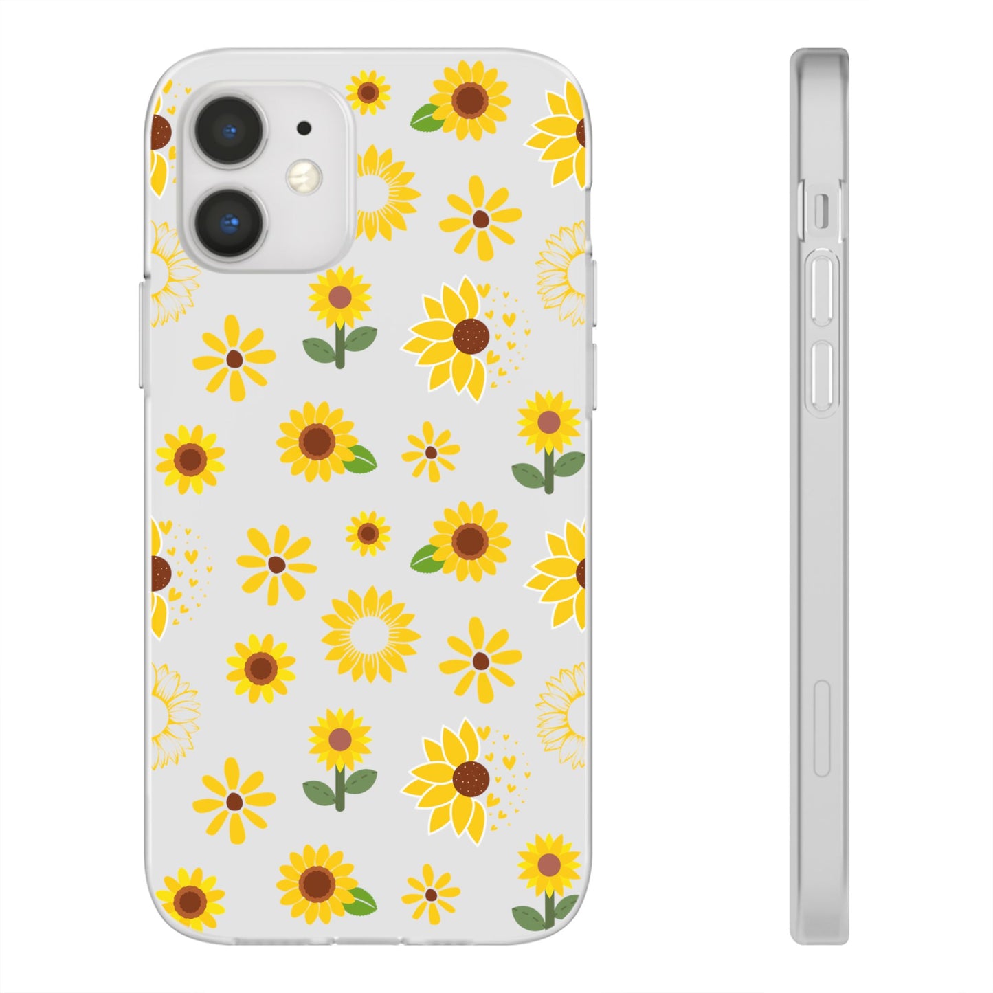 Sunflower Burst Flexible Phone Case iPhone Case Samsung Galaxy