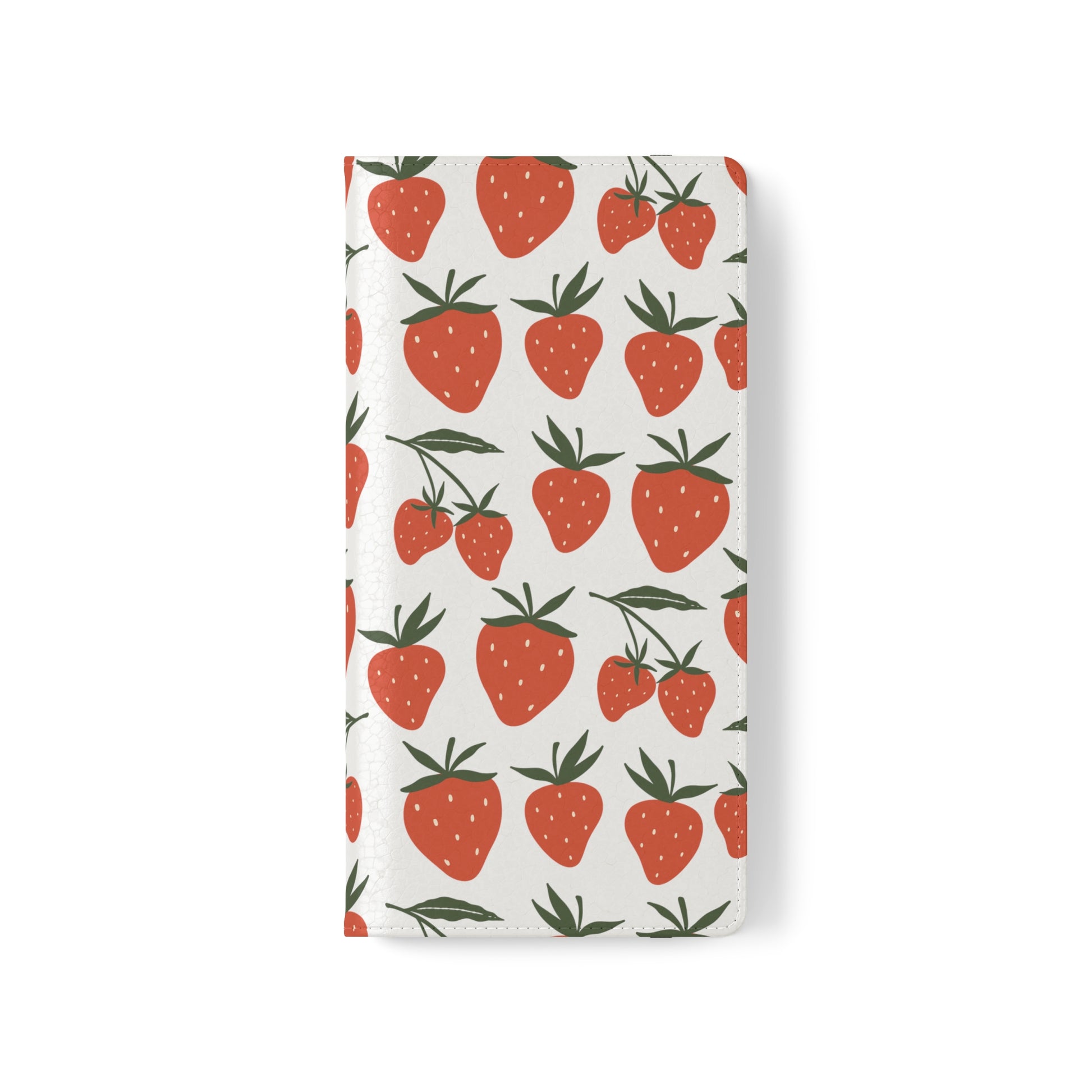 Tropical Strawberry Flip Phone Case Cover with Pockets - Phone Case - Printify - Kristine Celestine