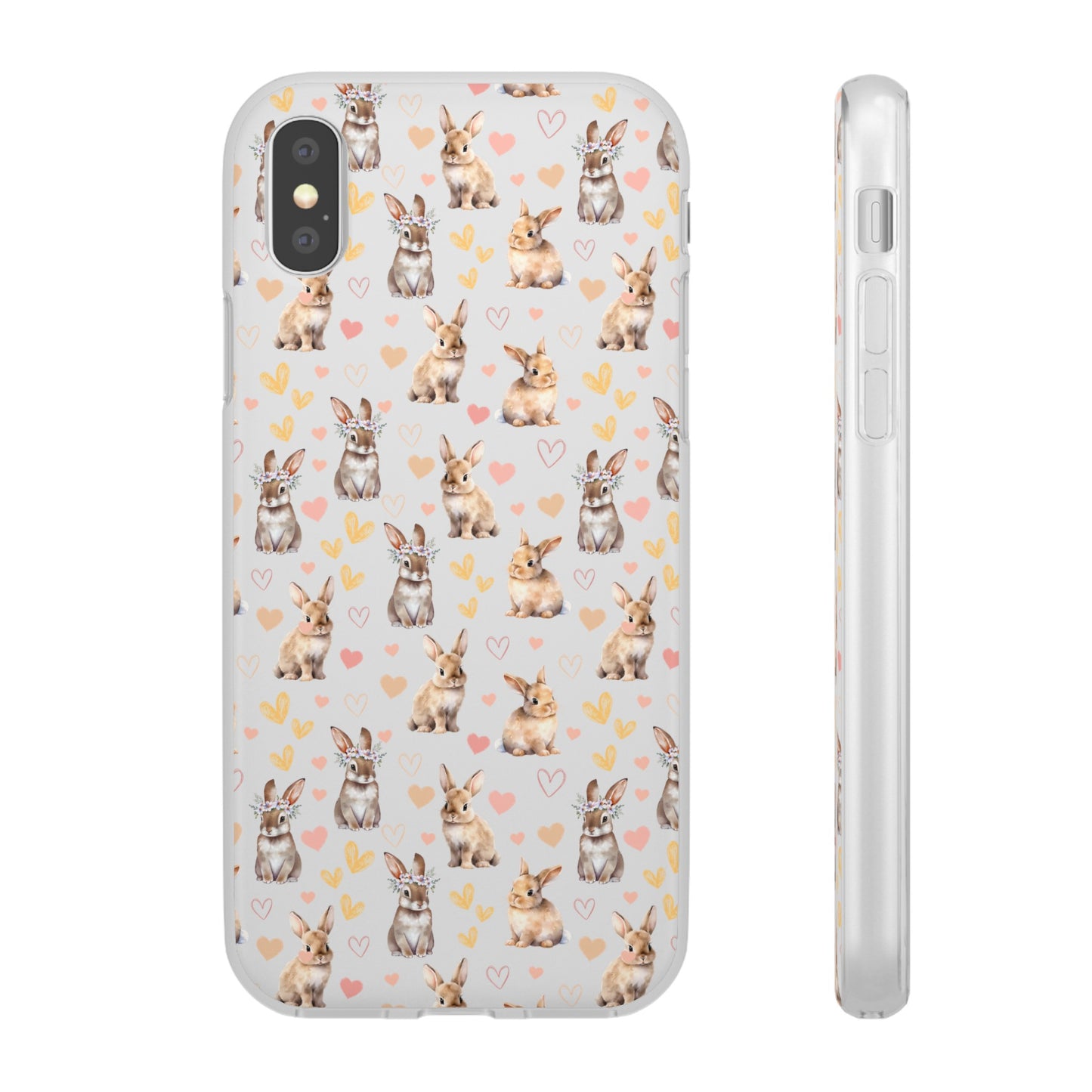 Bunny Love Flexible Phone Case iPhone Case Samsung Galaxy - Phone Case - Kristine Celestine