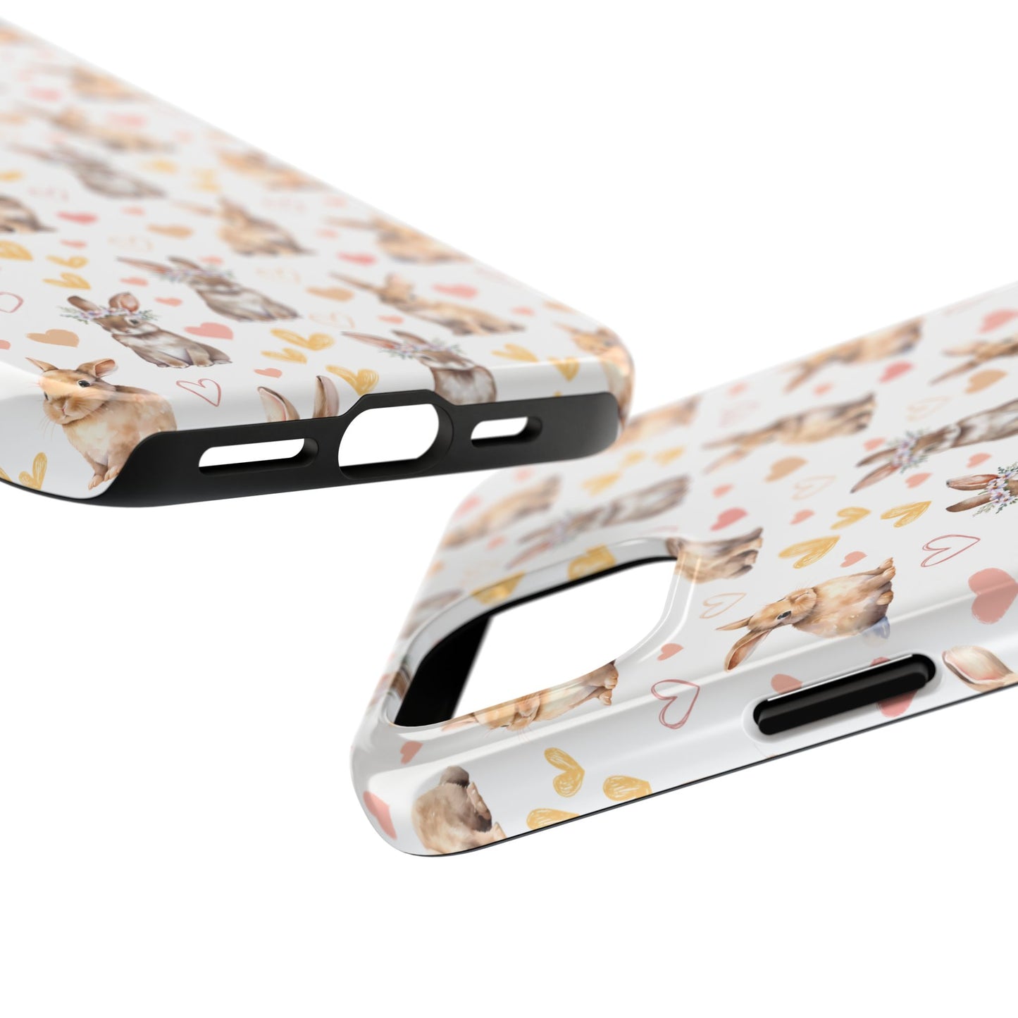 Bunny Love Tough Phone Case for iPhone and Samsung Galaxy