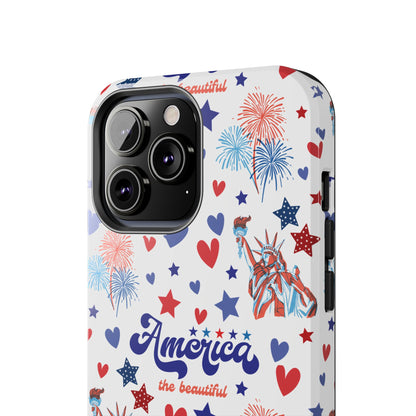 America the Beautiful Tough Phone Case for iPhone and Samsung Galaxy