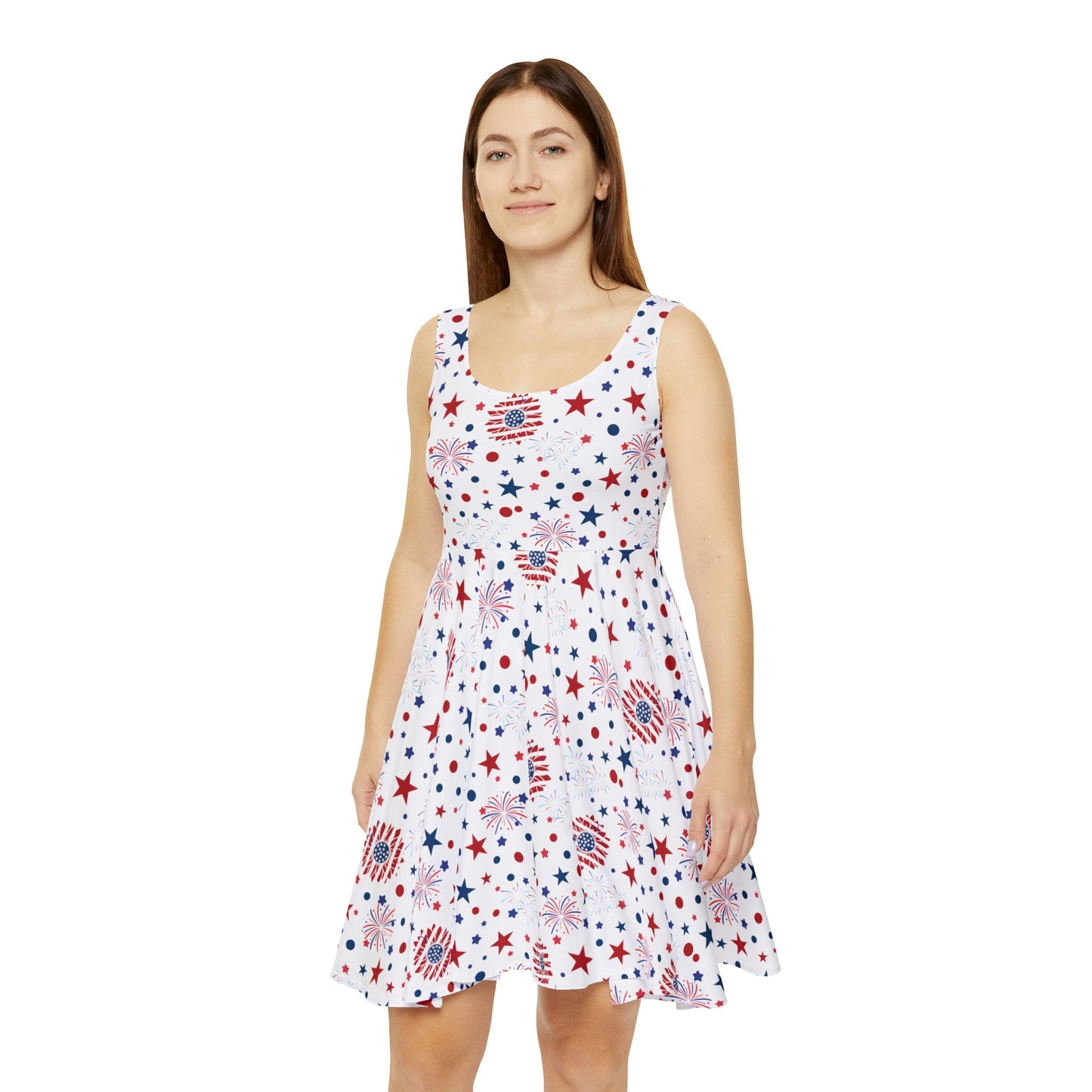 Starry Night America Women's Skater Dress - Dress - Kristine Celestine