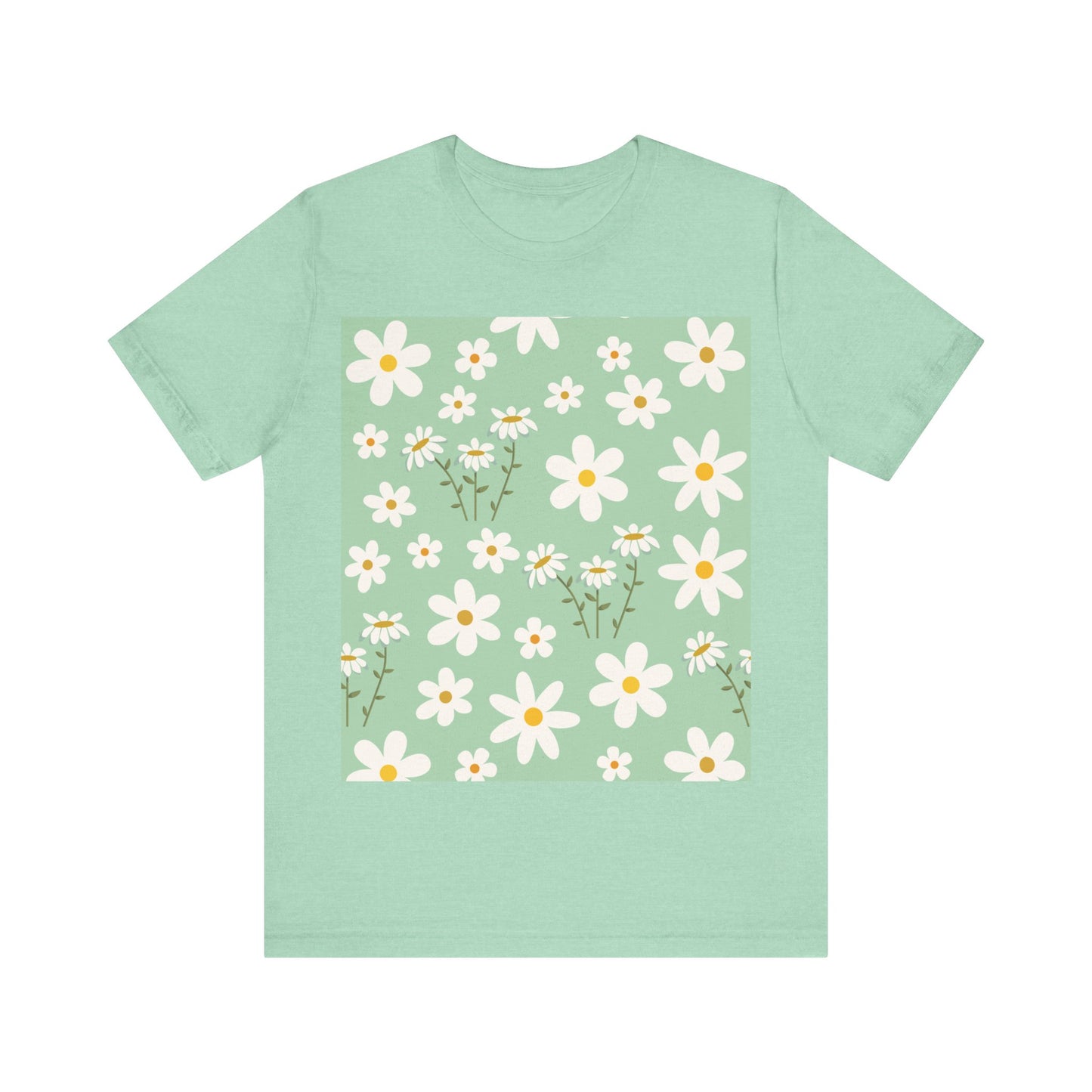 Mint Daisy Delight T - Shirt - T - Shirt - Kristine Celestine