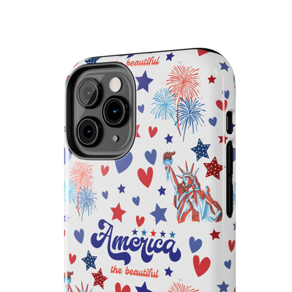 America the Beautiful Tough Phone Case for iPhone and Samsung Galaxy