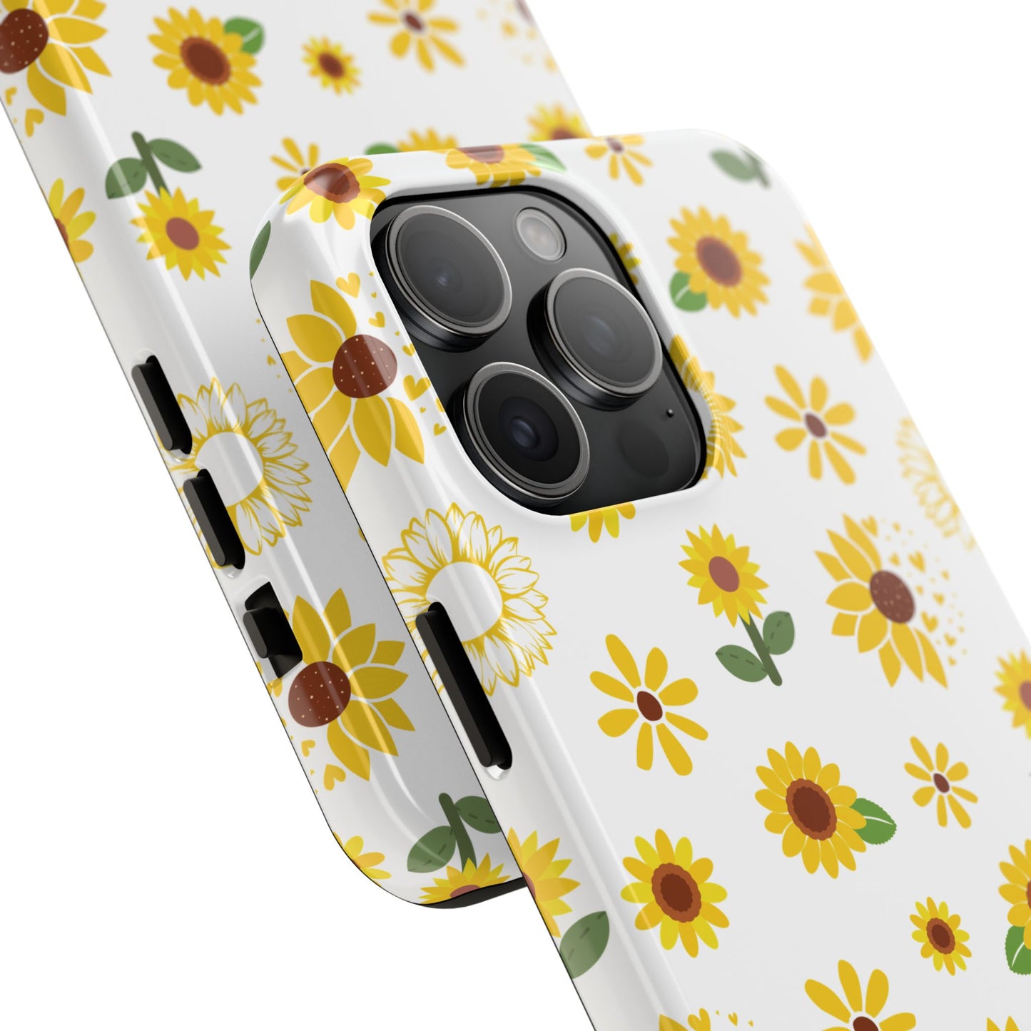 Sunflower Burst Tough Phone Case for iPhone and Samsung Galaxy