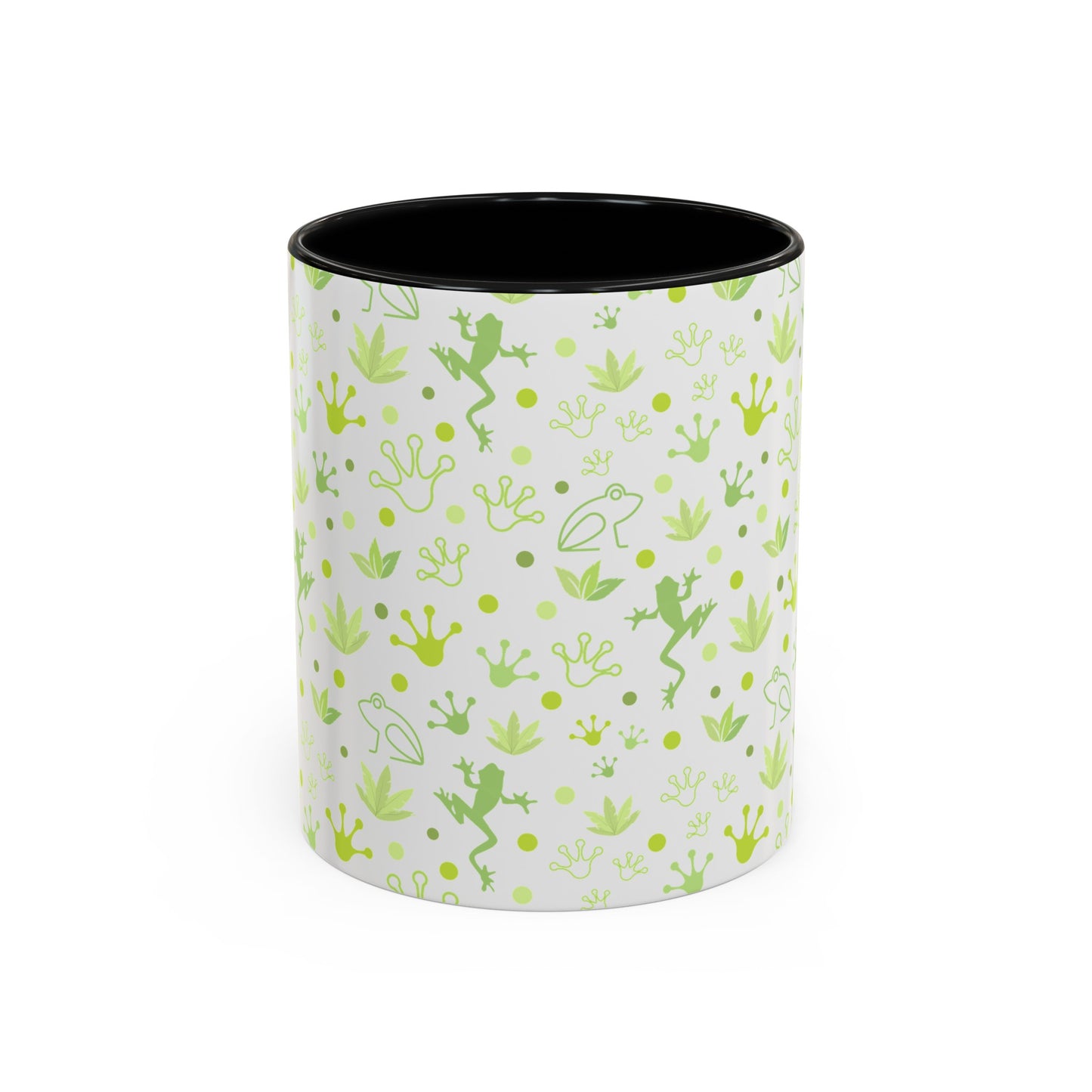 Froggy Black Accent Mug - Mug - Kristine Celestine