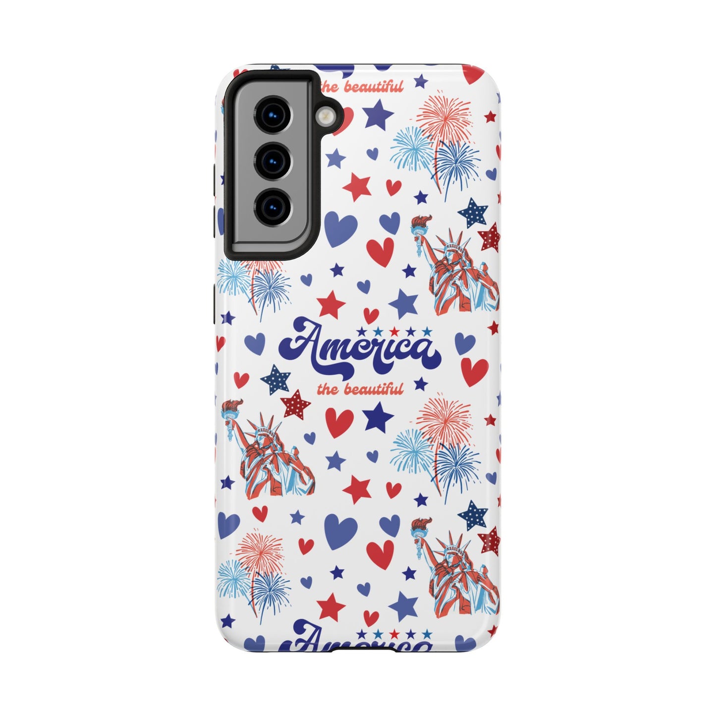 America the Beautiful Tough Phone Case for iPhone and Samsung Galaxy