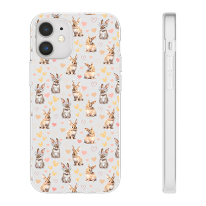 Bunny Love Flexible Phone Case iPhone Case Samsung Galaxy - Phone Case - Kristine Celestine