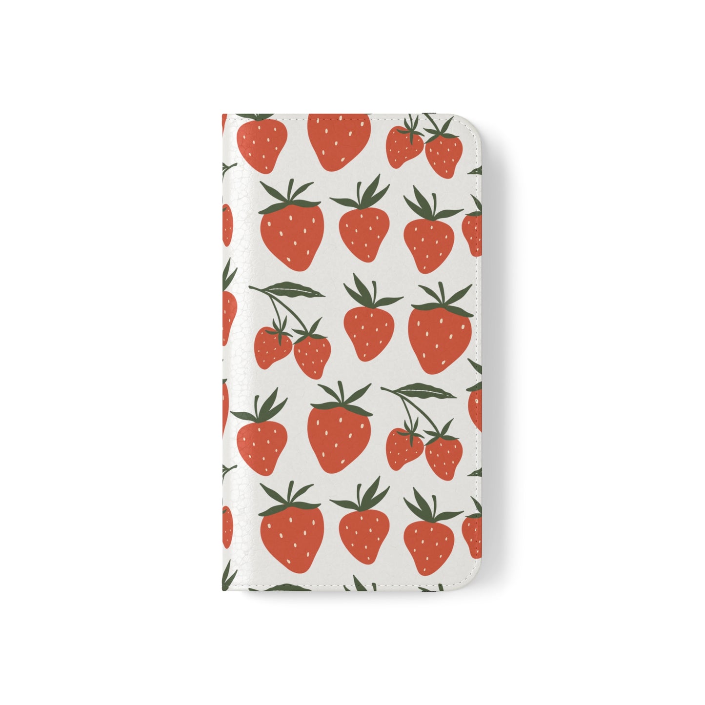 Tropical Strawberry Flip Phone Case Cover with Pockets - Phone Case - Printify - Kristine Celestine