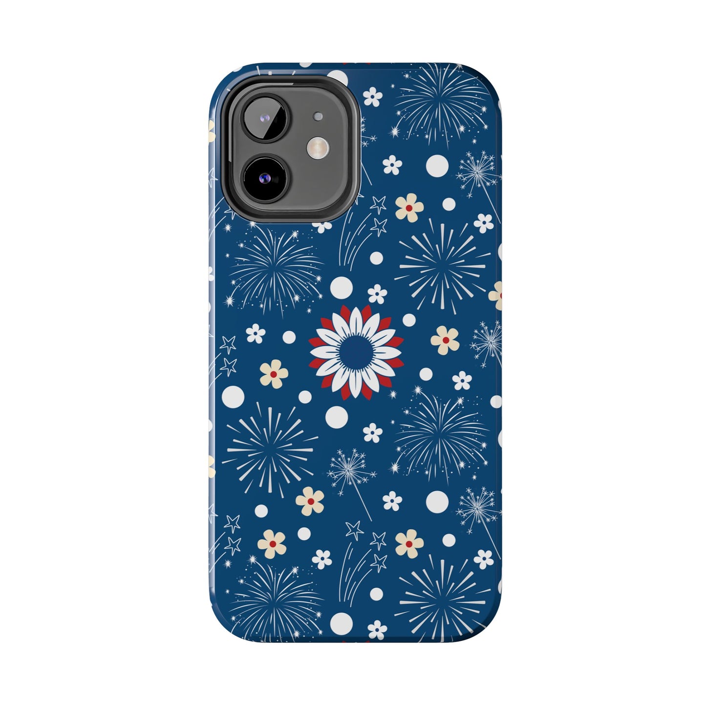 USA Daisy Fireworks Tough Phone Case for iPhone and Samsung Galaxy