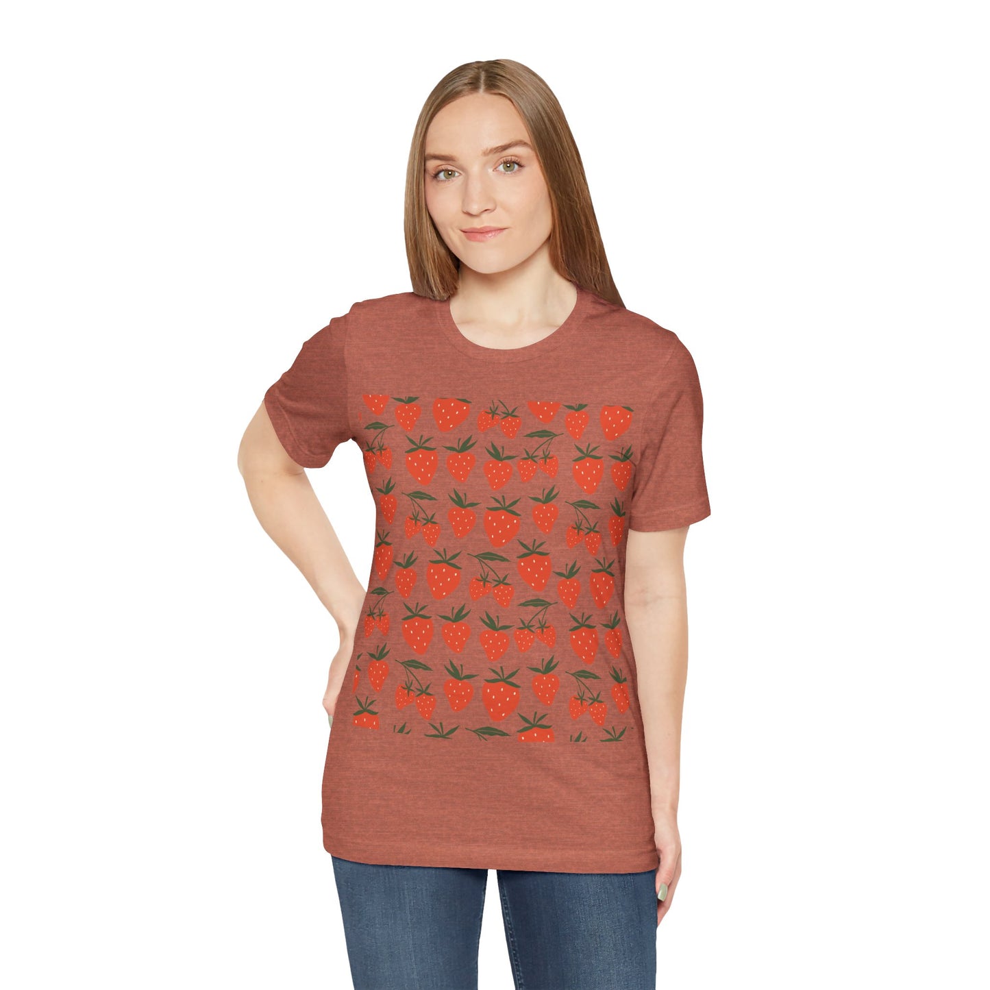 Tropical Strawberry T - Shirt - T - Shirt - Kristine Celestine