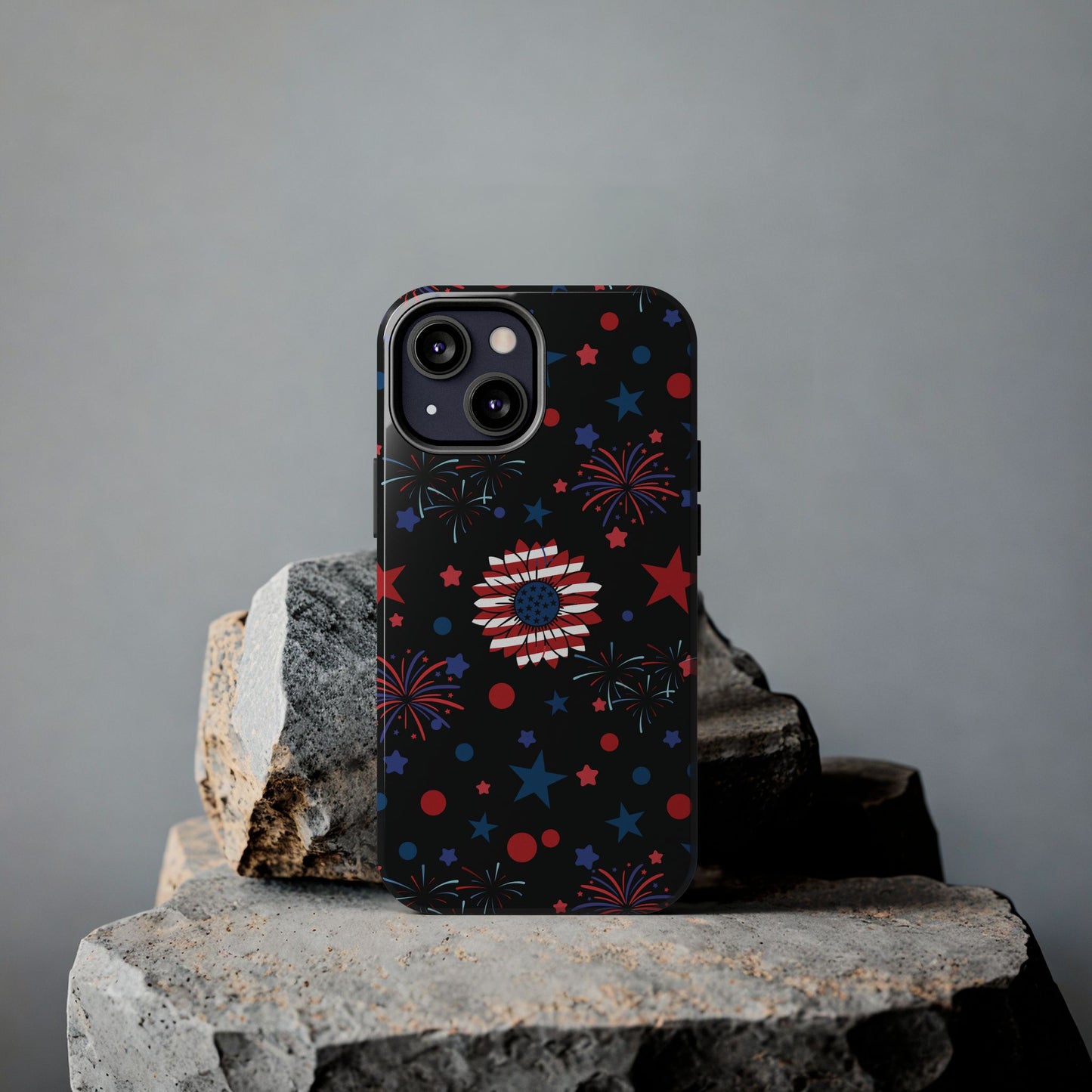 Starry Night America Tough Phone Case for iPhone and Samsung Galaxy