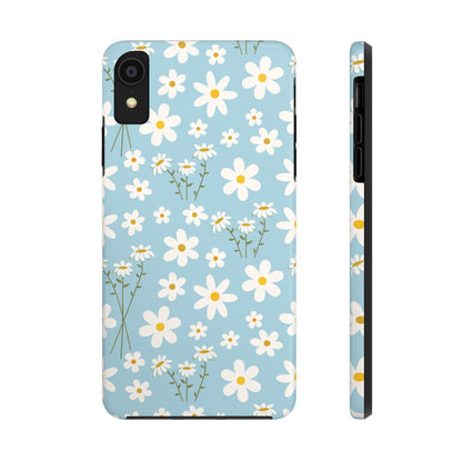 Sky Blue Daisy Tough Phone Case for iPhone and Samsung Galaxy