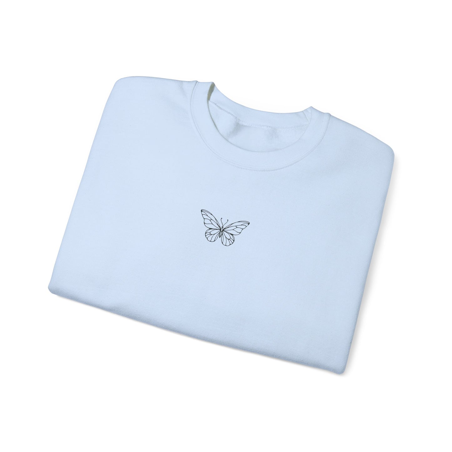 Simple Butterfly Crewneck Sweatshirt