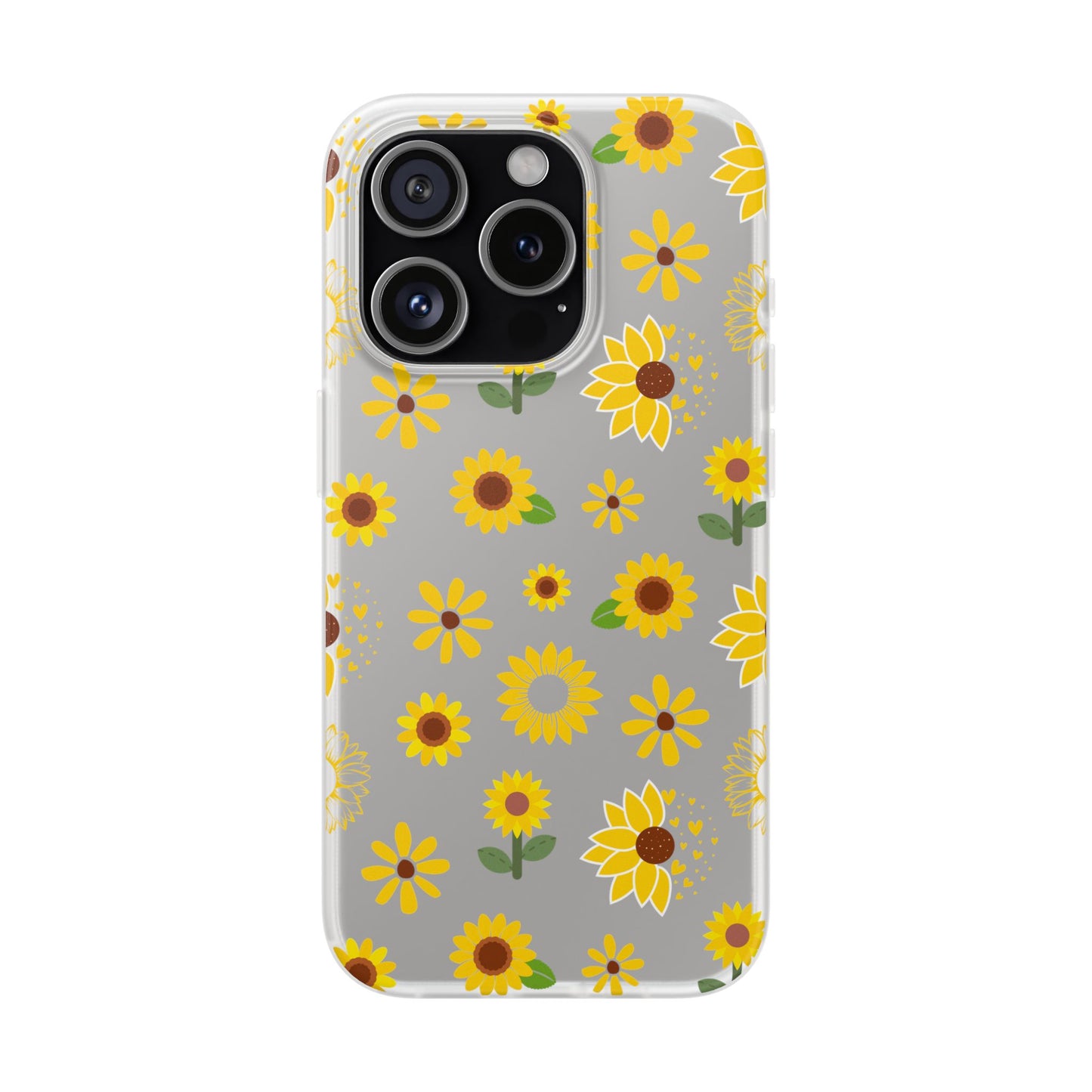 Sunflower Burst Flexible Phone Case iPhone Case Samsung Galaxy