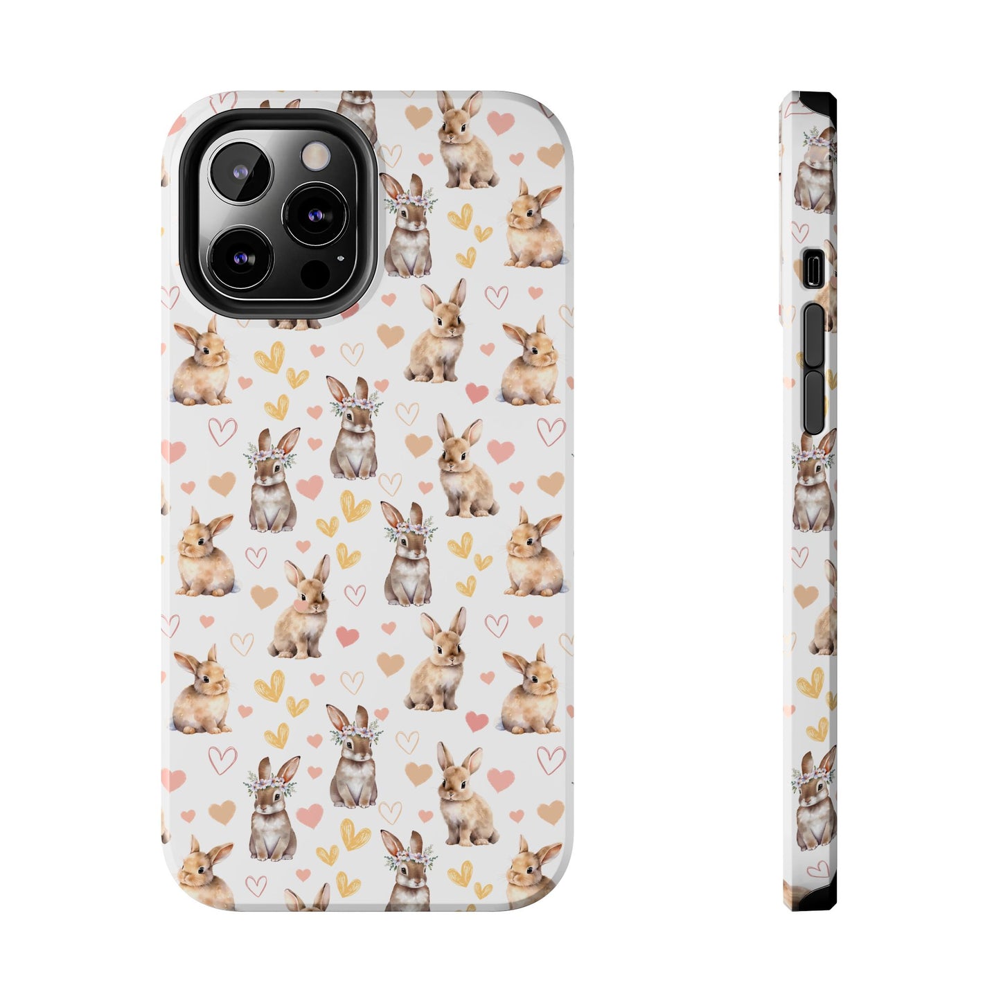 Bunny Love Tough Phone Case for iPhone and Samsung Galaxy