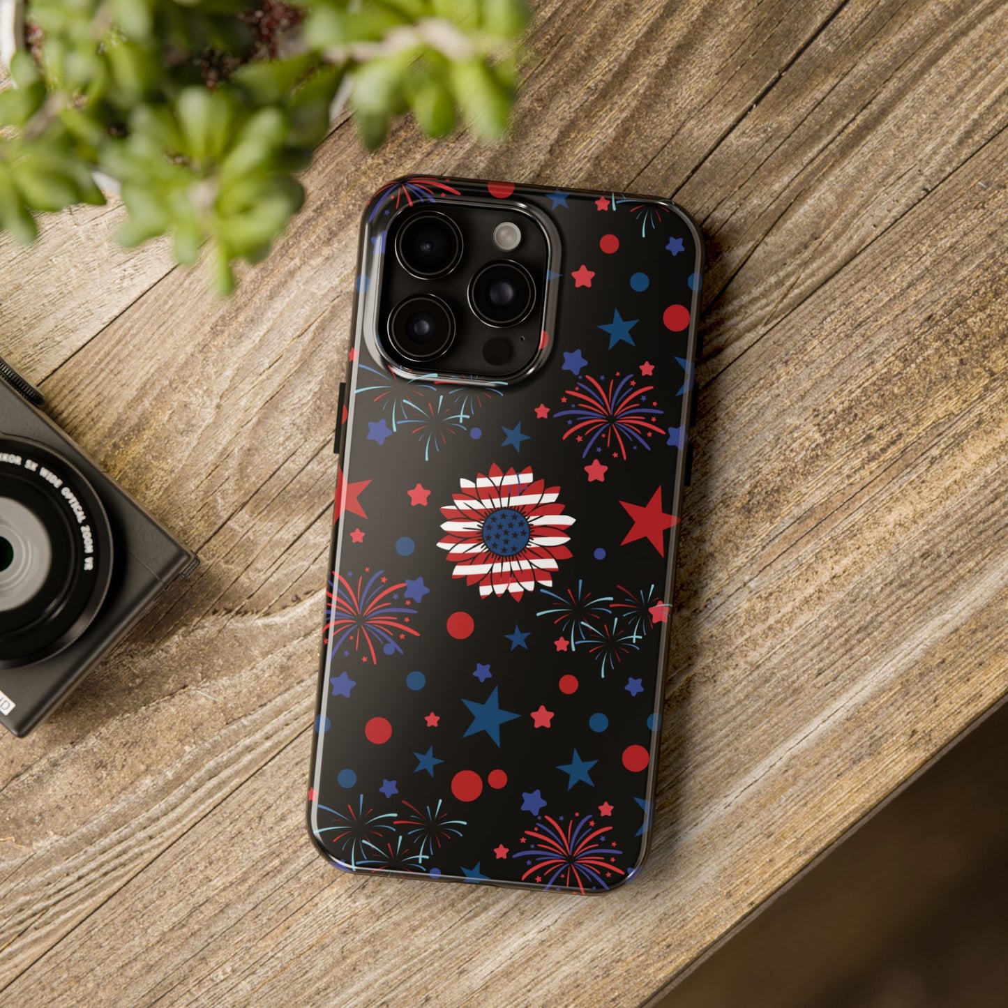 Starry Night America Tough Phone Case for iPhone and Samsung Galaxy