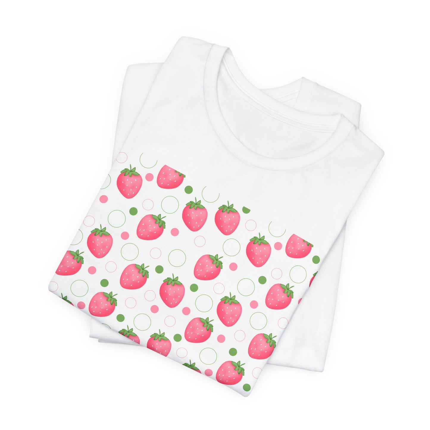 Pink Strawberry Bubbles T - Shirt - T - Shirt - Kristine Celestine