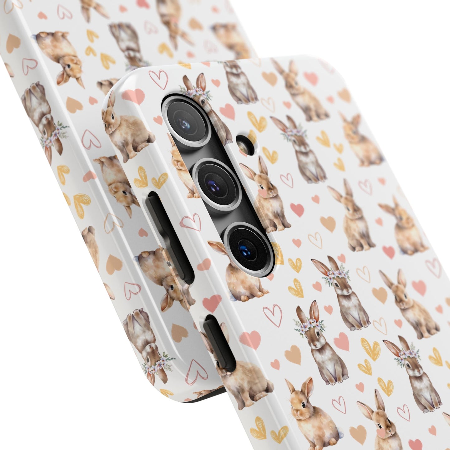 Bunny Love Tough Phone Case for iPhone and Samsung Galaxy