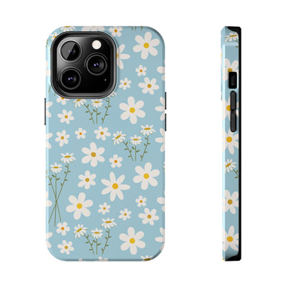 Sky Blue Daisy Tough Phone Case for iPhone and Samsung Galaxy