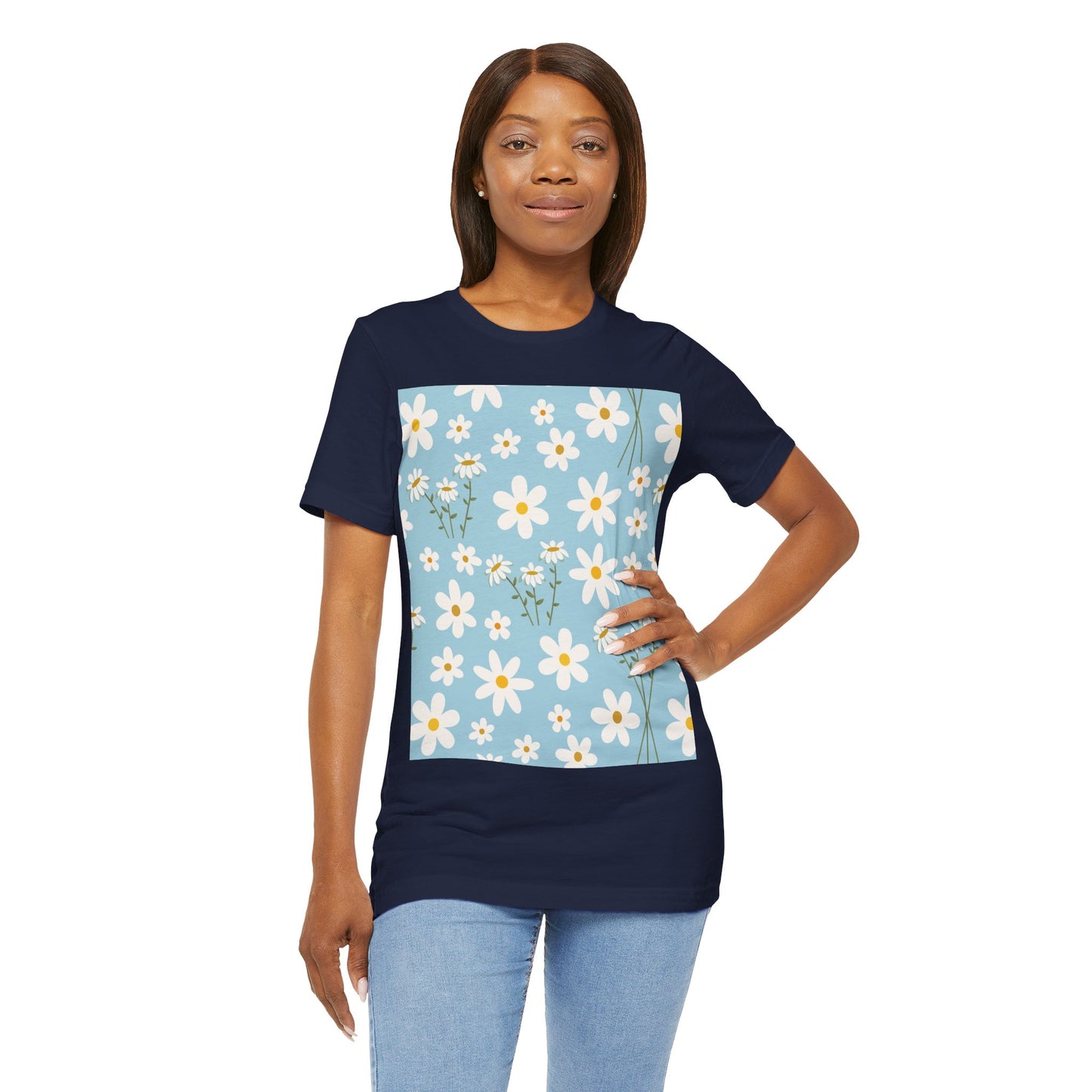 Sky Blue Daisy T - Shirt - T - Shirt - Kristine Celestine