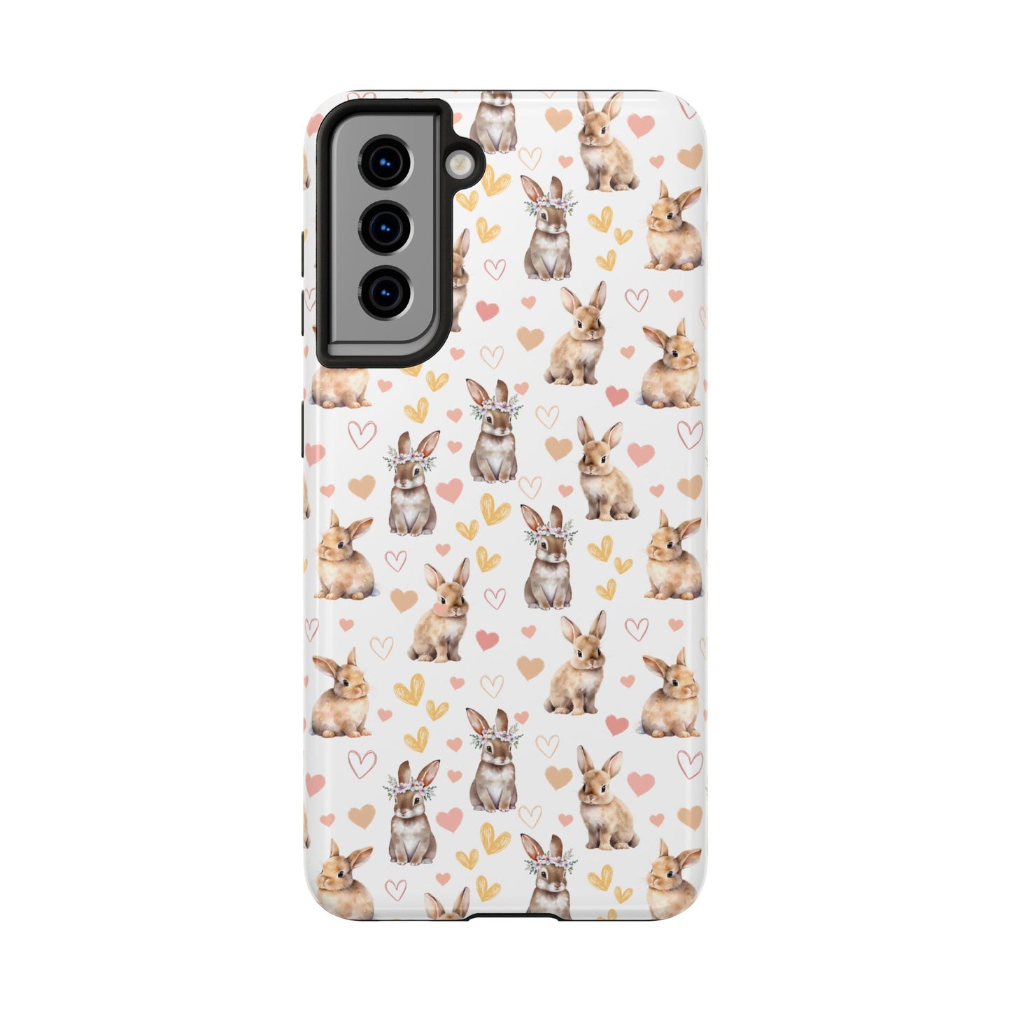 Bunny Love Tough Phone Case for iPhone and Samsung Galaxy