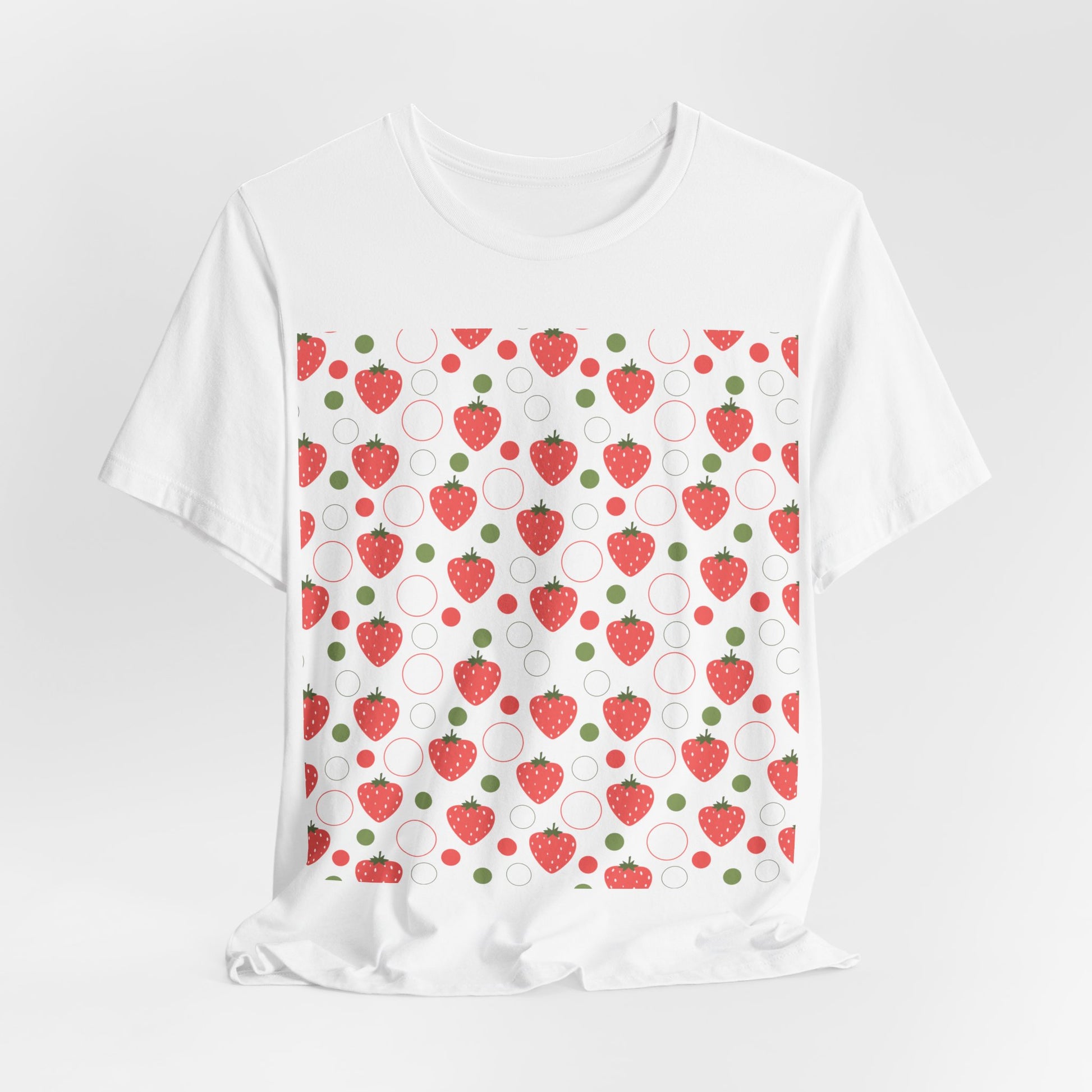 Red Strawberry Bubbles T - Shirt - T - Shirt - Kristine Celestine