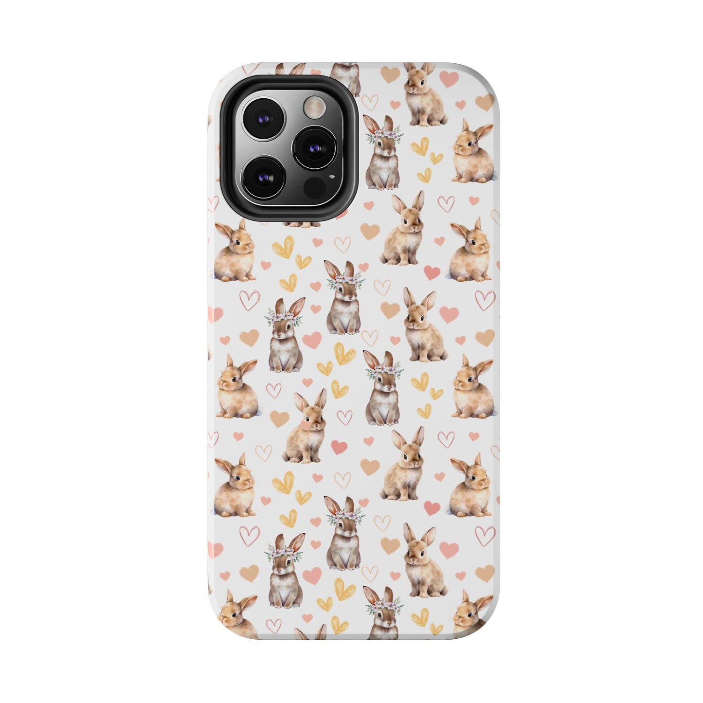 Bunny Love Tough Phone Case for iPhone and Samsung Galaxy