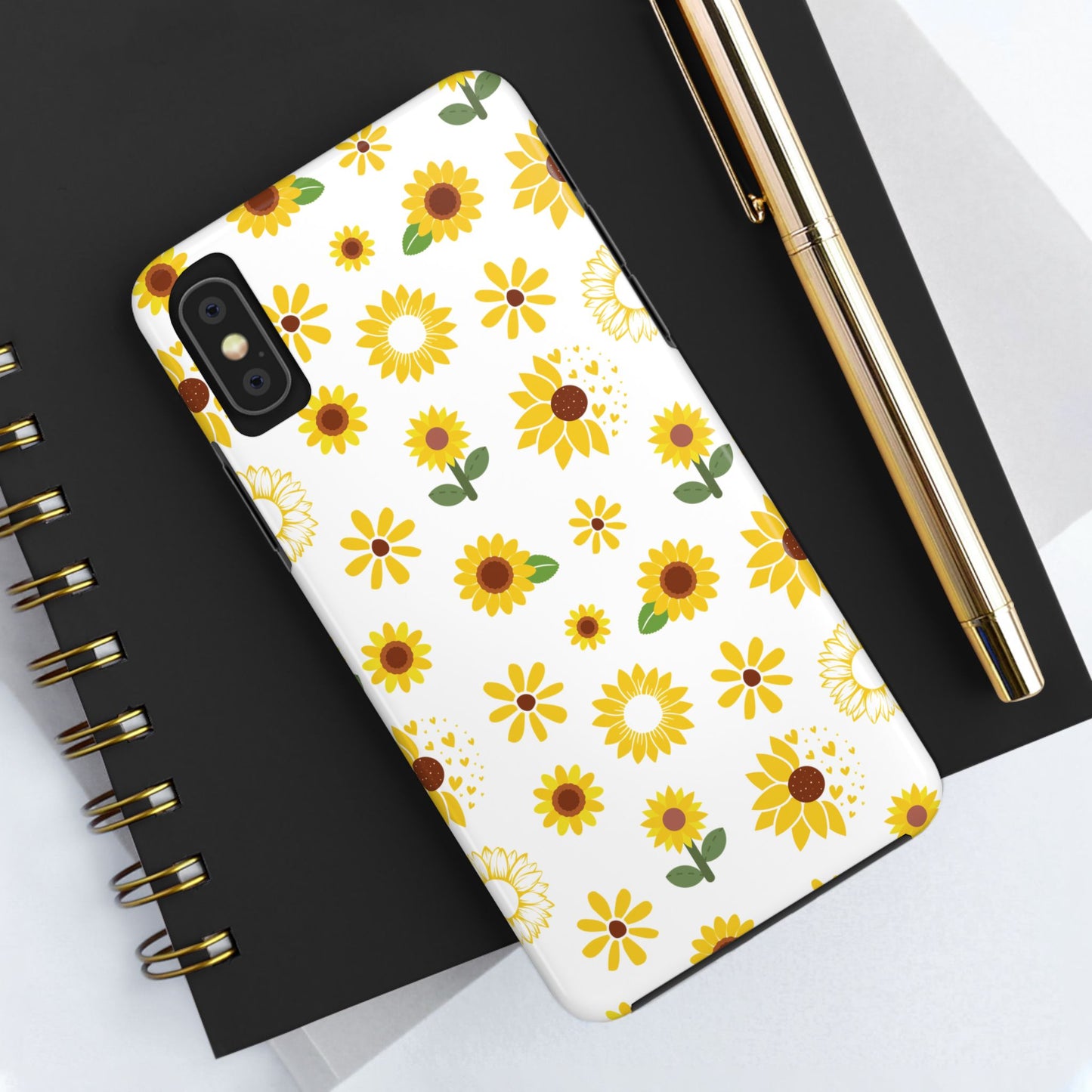 Sunflower Burst Tough Phone Case for iPhone and Samsung Galaxy