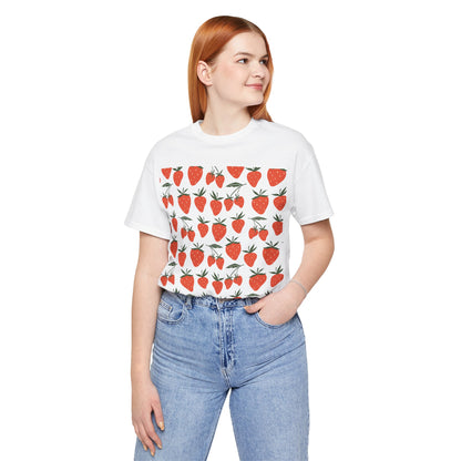 Tropical Strawberry T - Shirt - T - Shirt - Kristine Celestine