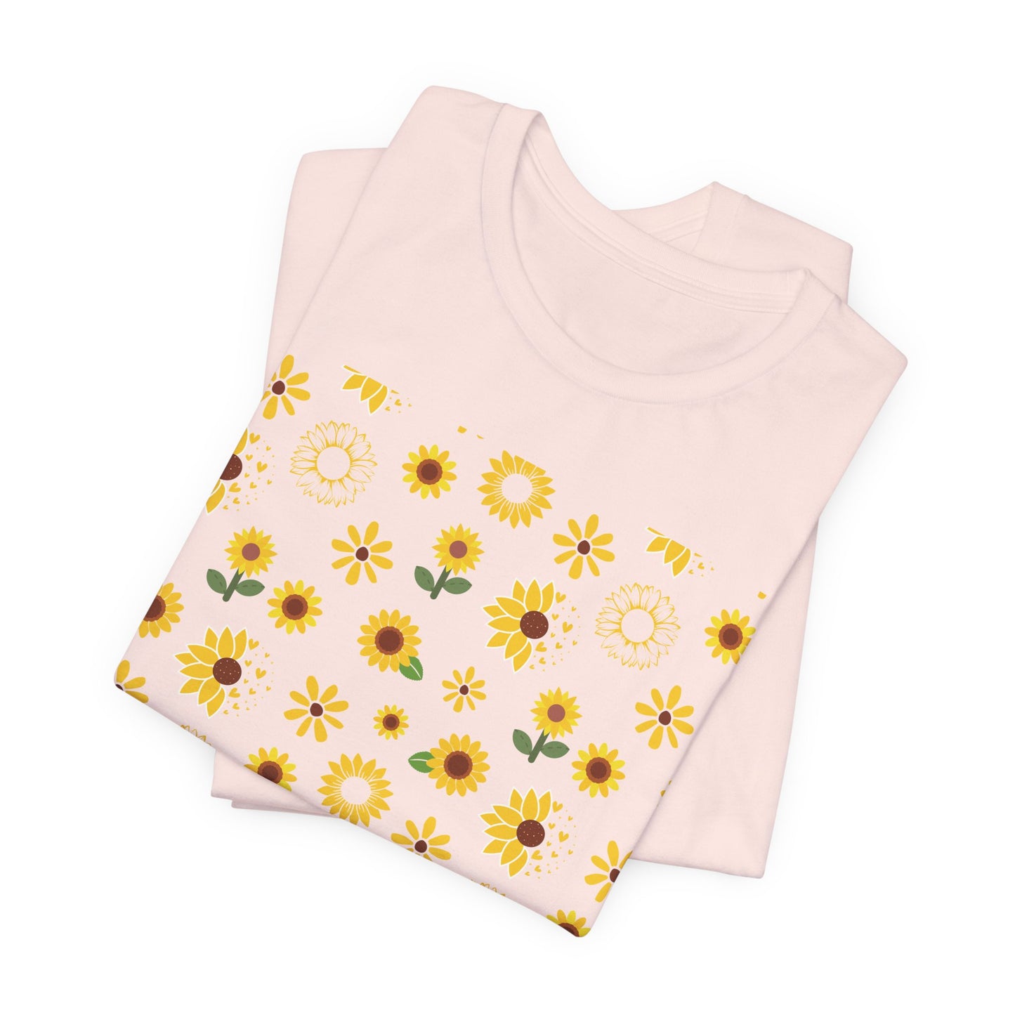 Camisa unisex con ráfaga de girasol