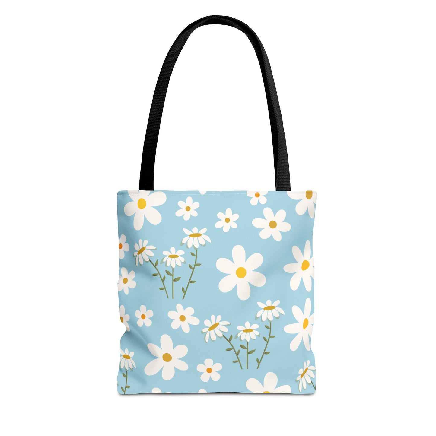 Sky Blue Daisy Tote Bag